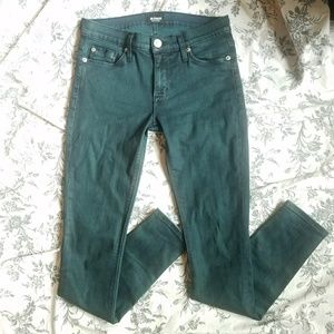 Hudson Nico Semi Coated Jeans in India Green